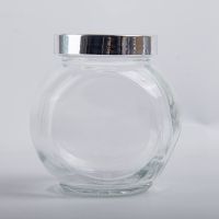 6 oz. Flat Drum Glass Jar From China