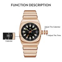 Automatic Watch For Men Analog Luminous Stainless Steel Men's Wrist Watches With Auto Date Calendar And Second Hand, 50m Waterproof Easy Reader Big Face Mens Luxury Watch