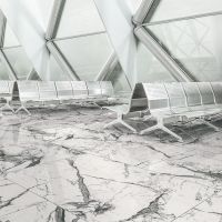 Marble Look White Newport 120x180cm Porcelain Ceramic Tiles For Floor and Wall Glossy Full Body Large Format From Turkey