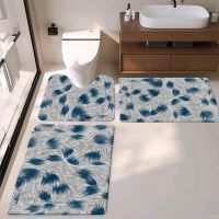 Super Absorbent bath toiet Mat,PU Leather Wear Resistance Bathroom Floor Mat No Stains Quick Drying Rubber Non-Slip Shower Mat Fit in Front of Bathtub,Shower Room
