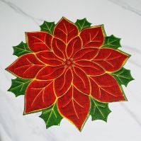 Rose Pattern Leather Placemats And Coasters