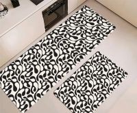 White And Back Faux Pu Pvc