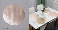 round 38cm  Indoor Outdoor Waterproof Heat Resistant Dining Table placemat Decor Fall Kitchen Table Mats 
