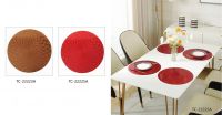 Vinyl Placemat Waterproof Pu Leather Heat Resistant Dining Table placemat Decor Fall Kitchen Table Mats Indoor Outdoor