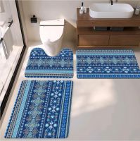 5mm/7mm/10mm/12mm/15mm  Bath Toiet Mat Pu Leather Wear Resistance Bathroom Floor Mat No Stains Quick Drying Rubber Non-slip Shower Mat 