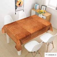 Alligator Skin Pattern  Heat-resistance Waterproof Pvc Tablecloth 