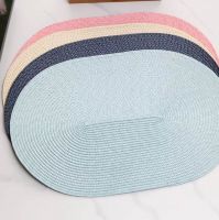  oval shape classic dinnerware  heat resistance woven  placemats  From China