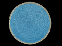  summer hot selling of round classic 38cm  heat resistance woven  placemats 