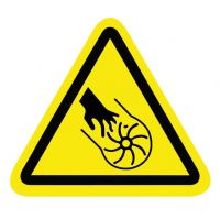 SAFETY LABEL - IMPELLER HAZARD - From China