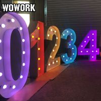 WOWORK colored bulb marquee letter wedding party event decoration