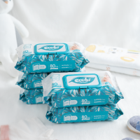 Ecobi 100% Non-Woven Spunlace Baby Wipes Hypoallergenic and Gentle on Sensitive Skin Soft for Household Cleaning