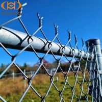 Chain Link Steel Wire Mesh Roll Galvanized And Pvc Coated