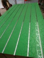 18mm 4*8FT T-Slot/Periodically Grooved Slat Wall Panel/Slatwall/Slot Board Laminate High Density Melamined MDF Panel Slotwall Board Slot MDF Used for Display