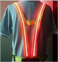 Flashing LED Light Safety Reflective Vest Jacket