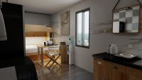 Movable panel house 15 square feet