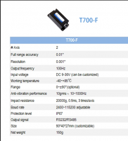High Precision 3-Axis Inclination Sensor | 0.01 Accuracy for Industrial Use