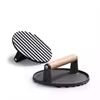 Hot Sale Smash Burger Press Kit, Round &amp;amp; Rectangle Meat Press for Griddle, Cast Iron Grill Press with Upgrade Wooden Handle