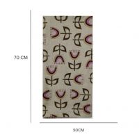 Recycled Cotton Floral design Kitchen Apron with Center Pocket Fee Size Unisex Apron From India