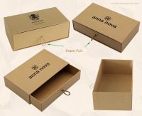 Kraft Paper Flip-Top Box, Drawer Box, Clothing Gift Box, Skin Care Product Gift Box, Customized Fruit Packaging, Shoe Box