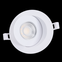 Etl 3cct Adjustable Indoor Pot Lights For Home 4 Inch Led Gimbal Recessed Slim Pot Light With Junction Box Directional Downlight