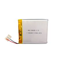 Rechargeable Battery AS535058 3.7V 1600mAh Lithium Polymer Lipo Battery with UL CE Certifications From China