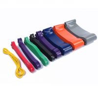 TPE fitness silicone elastic band pull-up resistance band indoor fitness tension rope strength tension band elastic rope