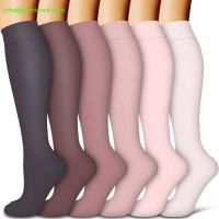 Sport Compression Socks for Men and Women Knee High Made for Running Athletics Pregnancy and Travel