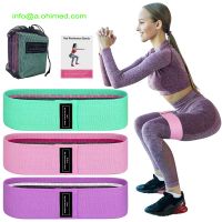 Fabric Resistance Hip Booty Bands Glute Thigh Elastic Workout Bands Squat Circle Stretch Fitness Strips