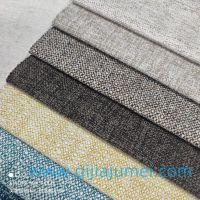 460gsm European Sofa Fabric Coarse Woven Thick Linen Fabric