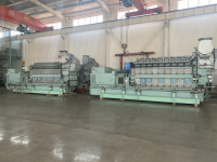 DOOSAN MAN 9L21/31 HFO generator sets 2MW for power plant