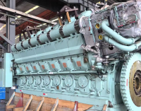 STX-MAN 14V32/40 HFO generator sets 6300KW 750RPM for power station 