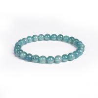 Natural Crystal Semi Precious Gemstone Round Beaded Bracelet