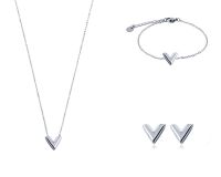 Necklace Earrings Bracelet Sets Stainless Steel Jewelry Set Fashion Waterproof Jewels For Women Wholesale