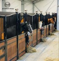 JH Horse Stable Factory 12â Elegant European Horse Stall Bamboo Panel Hot-dip galvanized fence