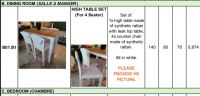 High Table Dining Sets