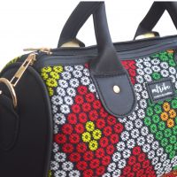 Floral Chic Mini Duffle handbag