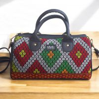 Floral Chic Mini Duffle handbag