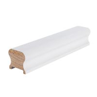 Manufacturer White priming Interior Wooden Stair Hand Rail Trim Moulding