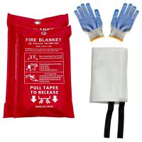 Factory Supply  Fire Blanket  High Temperature Resistance for Fire Fighting  Glass Fiber Fabric 