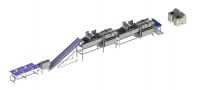 Salad Processing Machine By Trimming, Cutting