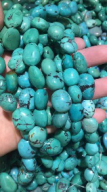 Turquoise flat&oval