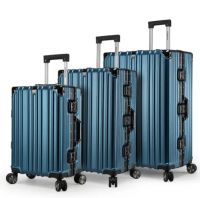 PC Aluninum Frame Suitcase 20-24-28 3pcs Set