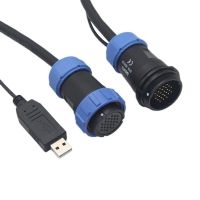 Factory Custom waterproof aviation cable SP1710 SP2110 SP2911 series for weipu connector