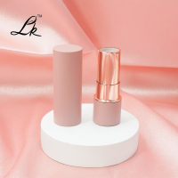 Luxury High Quality Round Pattern Metal Lipstick Lip Balm Container Empty Aluminum with Silk Screen Printing Mascara Cosmetics