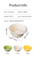 Yuli Double Layer Colander Set Drain Basket kitchen