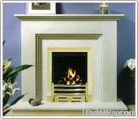 Portuguese limestone fireplace