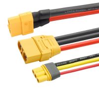 RJ7089 Amass XT60L-F XT90 High-Current Lithium Battery Silicone Charging Cable