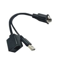 RJ7112 Harness Wire Cable USB to RS232 to RJ12 DB9 D-SUB9P female to RJ12 female base cable