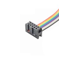 RJ7127 Harness Wire Cable  IDC Crimp-Type DB9 Connector Cable, D-SUB to 2.54 Ribbon Cable From China