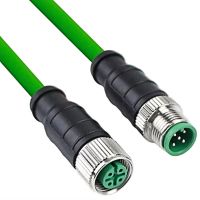 Customized Profinet M12 8pin to RJ45 Male Waterproof Cable for Industrial Camera of Cat6